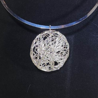 Silver Wire Necklace