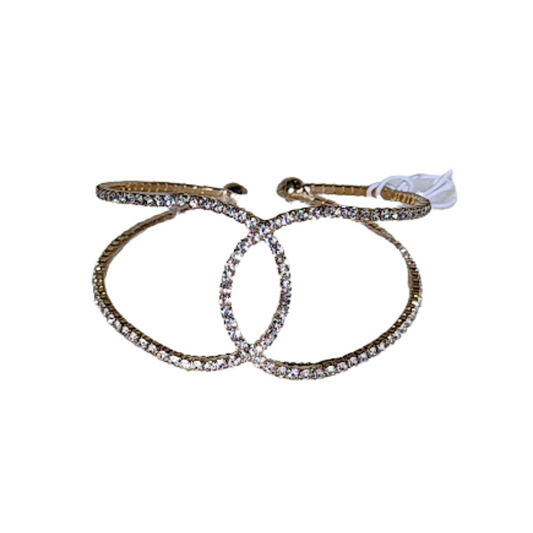 Double Loop Diamond Bracelet