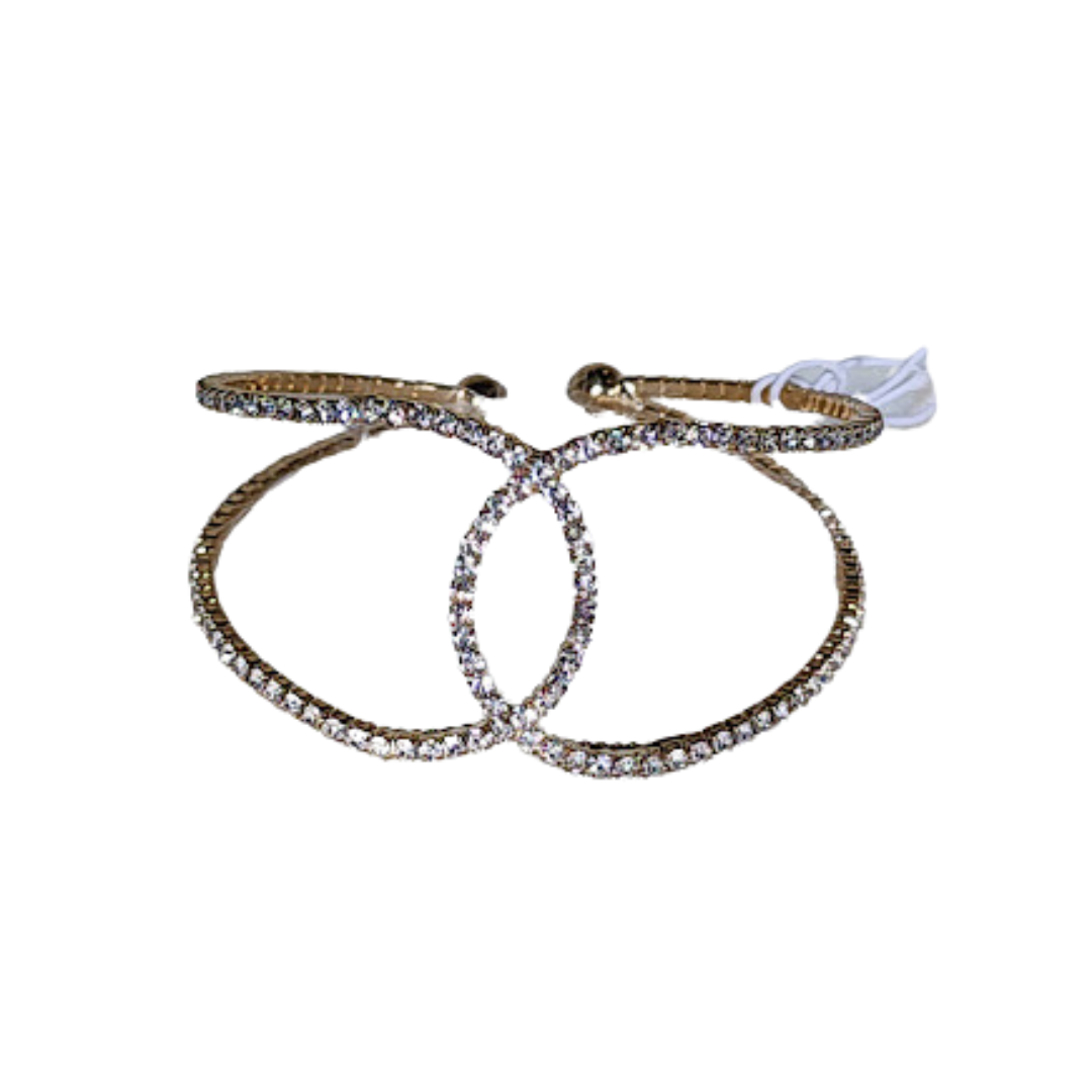 Double Loop Diamond Bracelet